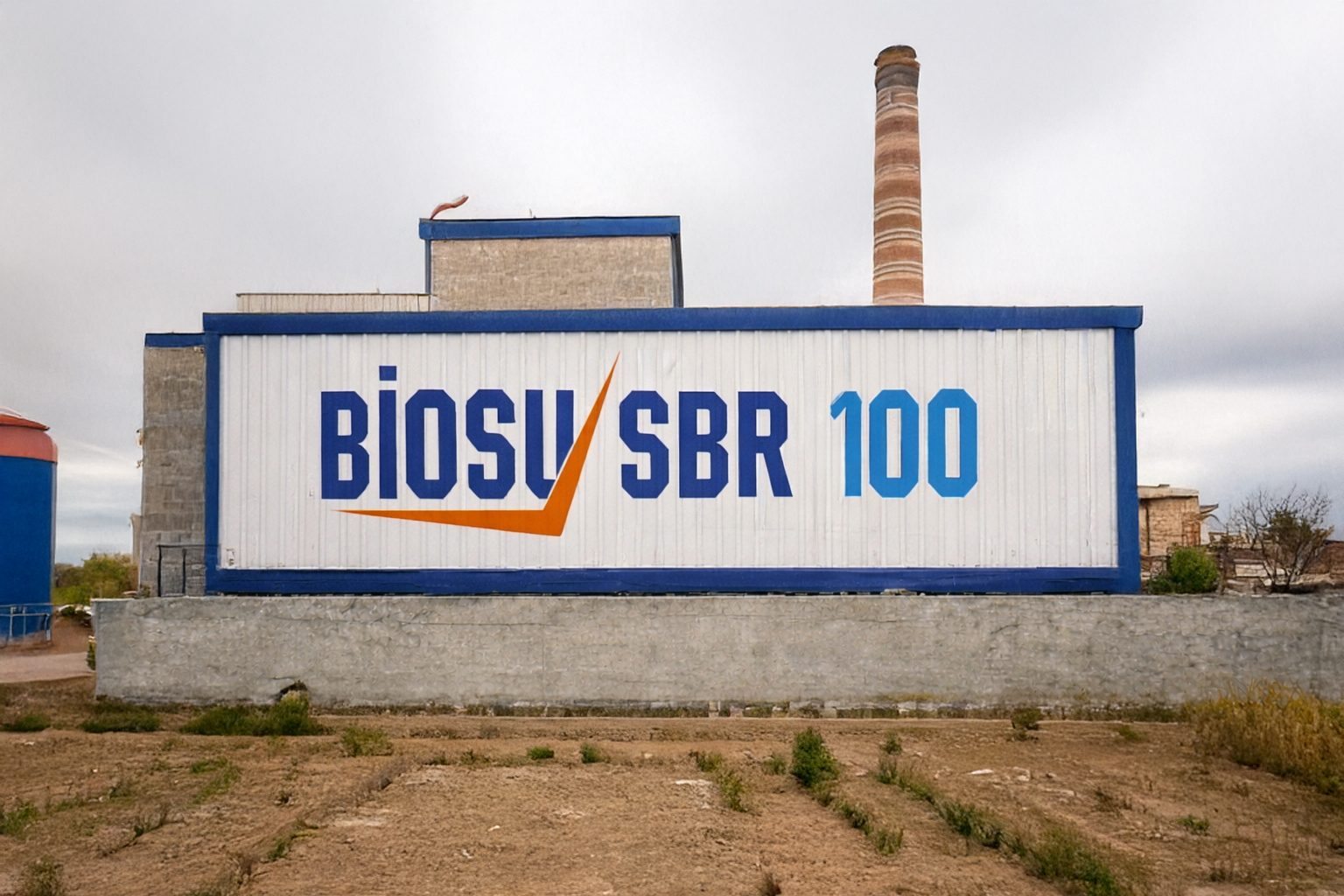 BİOSU SBR paket arıtma ünitesi — 3B ürün görselleştirmesi