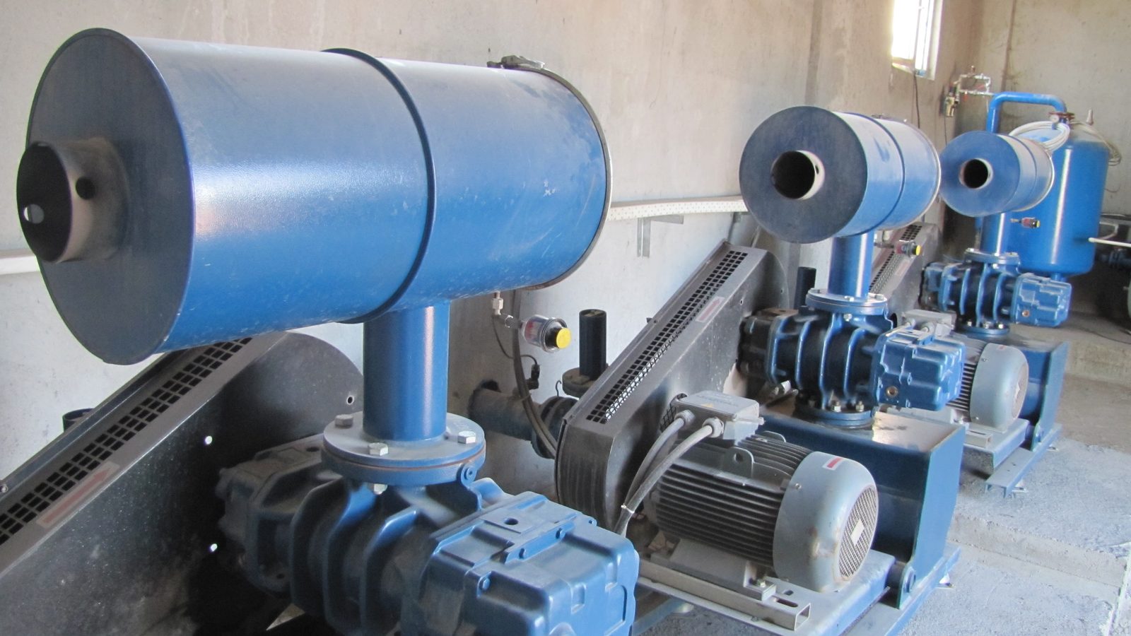 Havalandırma blower grubu — kurulu