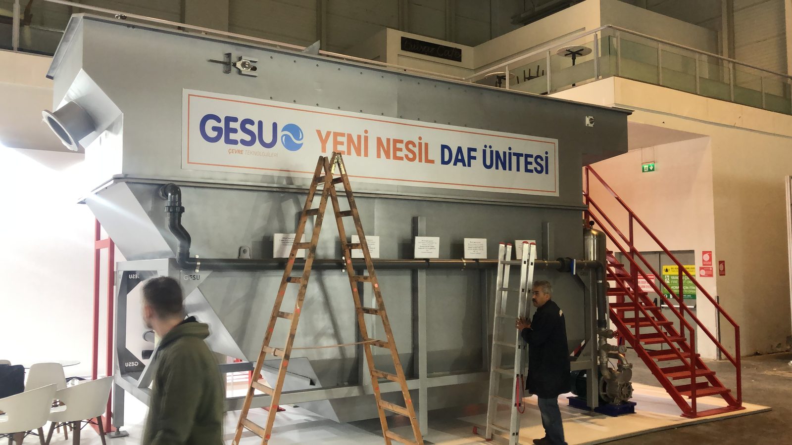 GESU Yeni Nesil DAF Ünitesi — fuar kurulumu